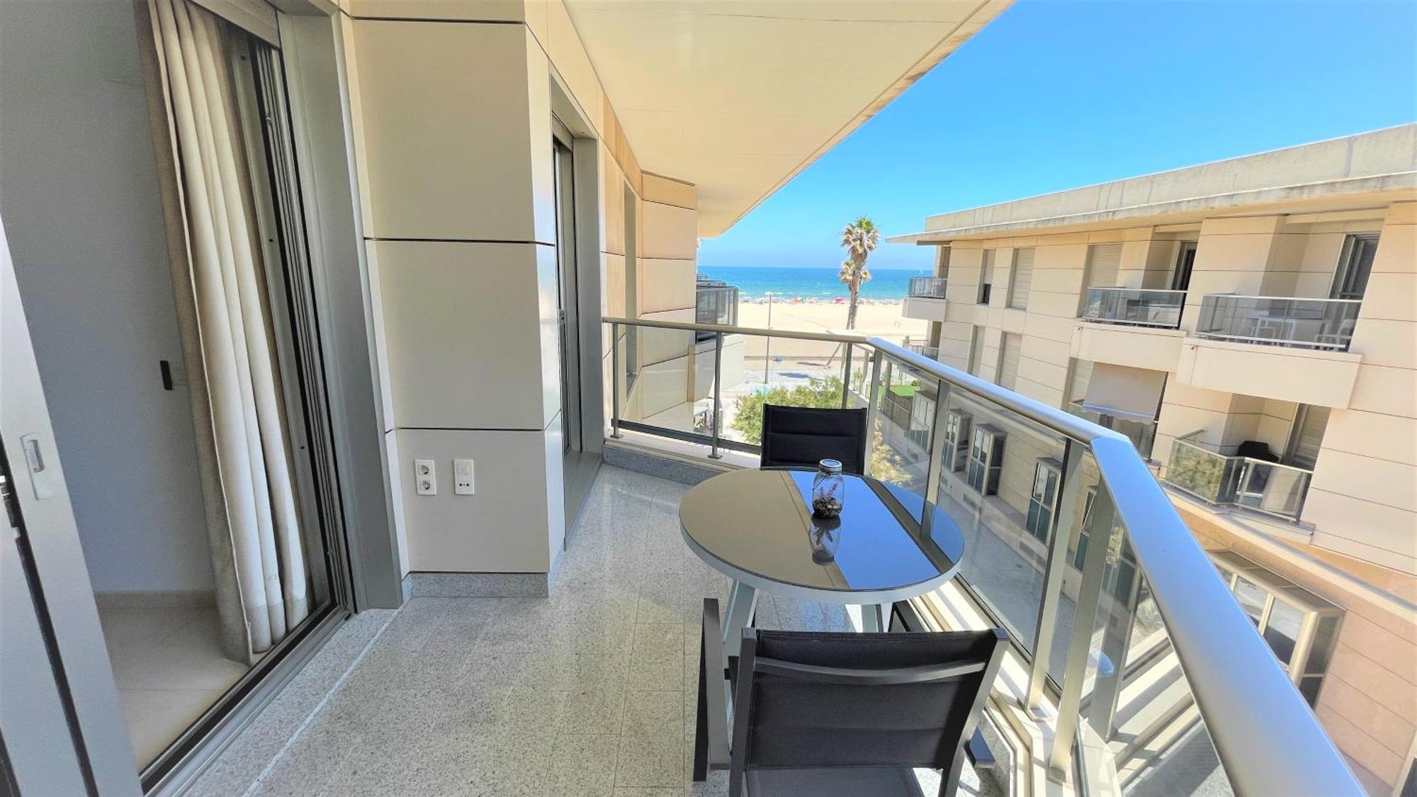 Beach Valencia Luxury A40-35 Apartment With Terrace And Sea Views Exterior photo